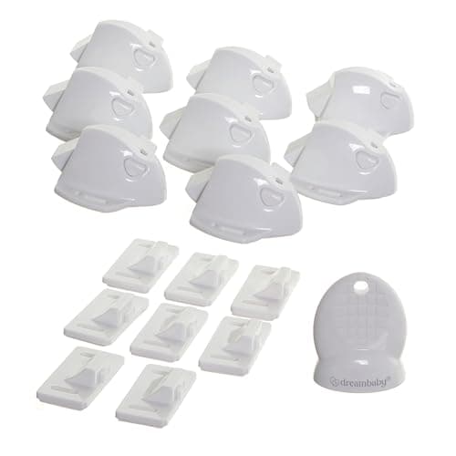Dreambaby ADHESIVE MAG LOCK 2 LOCKS + 1 KEY(F856) - Whole Bubs
