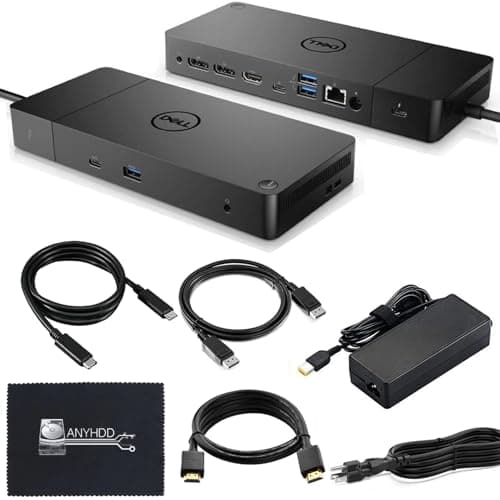 Dell WD19TB Thunderbolt Docking Station with 180W AC Power Adapter (130W Power Delivery)