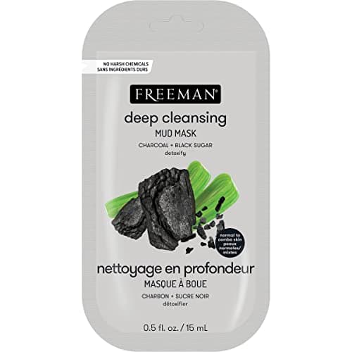 Masque gommant au charbon et au sucre noir de Freeman Beauty Feeling Beautiful