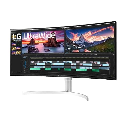 LG 38WN95C-W 38 inch UltraWide QHD+ IPS Curved Monitor NVIDIA G-SYNC ...