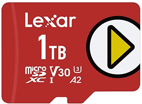 Lexar Play 1TB microSDXC UHS-I-Card, Up to 150MB/s Read, Compatible-with Nintendo-Switch, Portable Gaming Devices, Smartphones and Tablets (LMSPLAY001T-BNNNU)