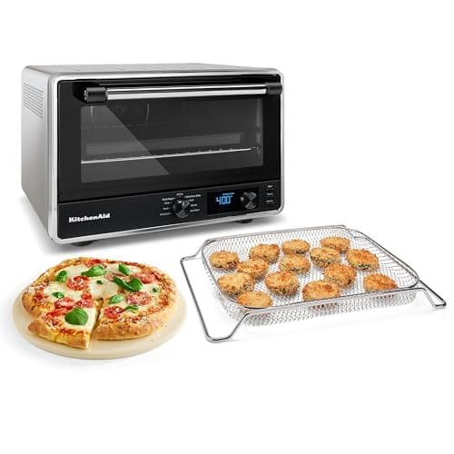 KitchenAid Digital Countertop Oven with Air Fry, Black Matte, KCO124BM