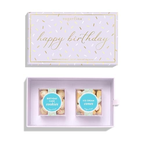 Amazon.com: Sugarfina Watercolor 3 Piece Candy Bento Box With Peach ...