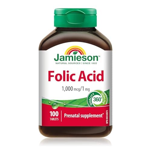 Jamieson Folic Acid 1 mg (100 tablets) – beyondRx.ca (by 99 Pharmacy)