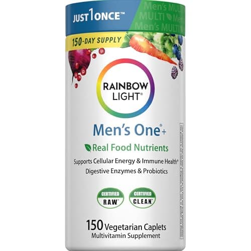 Amazon.com: Rainbow Light Mens One Multivitamin, Men's Daily ...