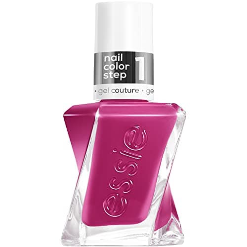 gel couture by essie gel-like nail polish, top coat, up to 15 days of wear, no UV lamp, removes like regular polish, vegan, shade: clear, 13.5ml