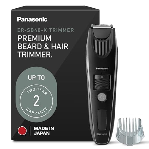 Panasonic Power and Precision Beard Hair Trimmer with 19 Adjustable ...