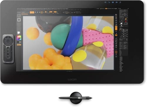 Wacom Cintiq Pro 24 Creative Pen and Touch Display – 4K graphic drawing monitor with 8192 pen pressure and 99% Adobe RGB (DTH2420K0), Black