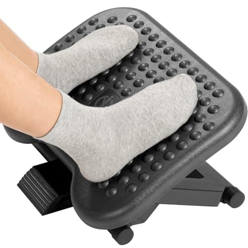 HUANUO Footrest Under Desk - Adjustable Foot Rest with Massage Texture ...