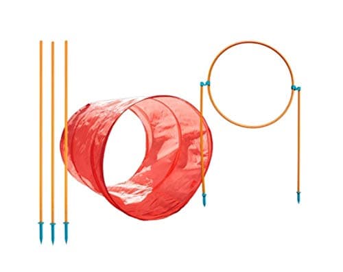 Outward Hound Zip & Zoom Outdoor Dog Agility Training Kit for Dogs