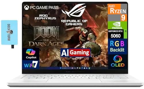 ASUS ROG Zephyrus G14 (2023) Gaming Laptop, 14” 16:10 FHD+ 144Hz/3ms, 100% sRGB, IPS-Level Display, GeForce RTX 3050, AMD Ryzen™ 7 7735HS, 16GB DDR5, 512GB SSD, Wi-Fi 6E, GA402NJ-DS71-CA