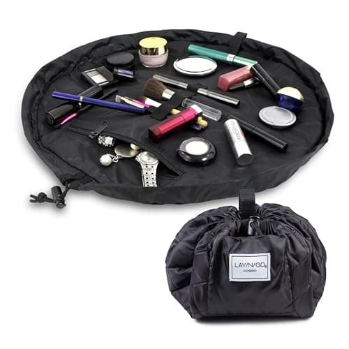 Lay-n-go COSMO DELUXE (22") : Blue Paisley Cosmetic Bag, Travel ...