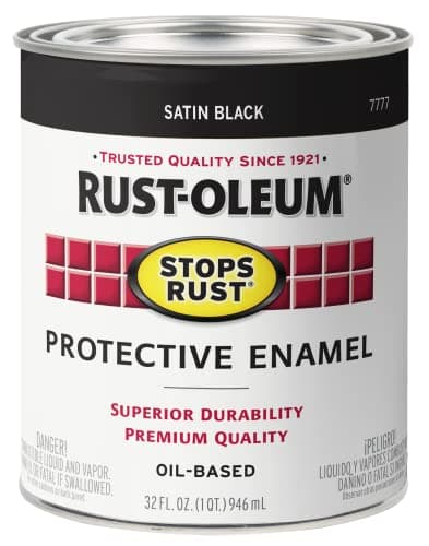 Rust-Oleum Stop Rust Flat Protective Enamel Spray Paint - Black 7776830 ...