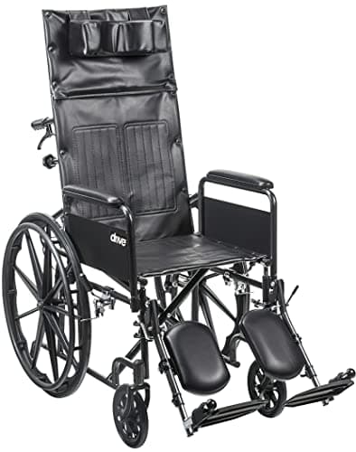 Drive Medical Silver Sport Reclining Wheelchair