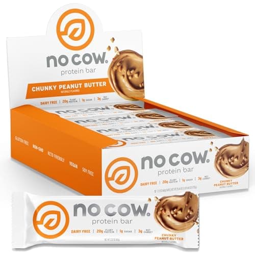 Amazon.com : No Cow High Protein Bar, Chocolate Fudge Brownie, 21g ...