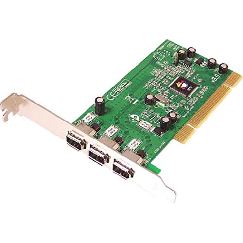 SIIG INC DP 2-Port FIREWIRE PCIE DP PCI Express FIREWIRE 400 Adapter Input/Output Devices USB & FIREWIRE Conn