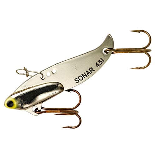 Heddon Lures X0433NP Sonar Fishing Lures, Chrome, 2 3/8", 1/2 oz