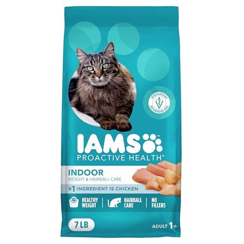 IAMS PROACTIVE HEALTH Adult Indoor Weight Control & Hairball Care Dry ...