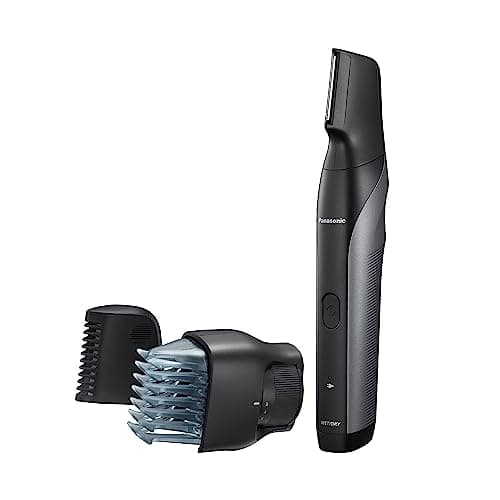 Panasonic Body Hair Groomer with 2 Comb Attachments and Adjustable ...