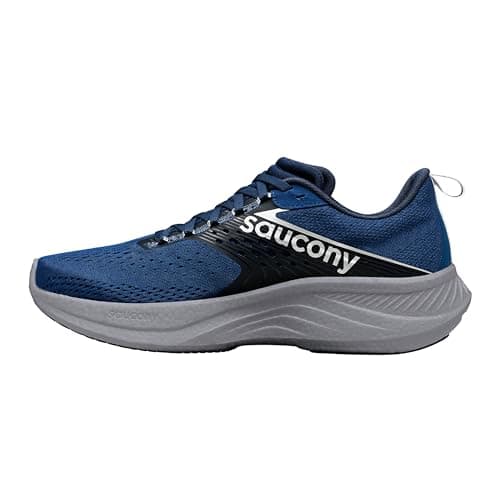 Saucony Men's Ride 17 Sneaker, Shadow/Pepper, 8.5