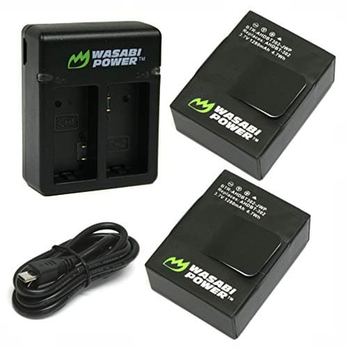 Wasabi Power Dual USB Battery Charger for GoPro Fusion and GoPro ASBBA ...