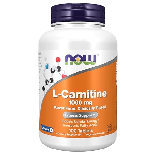 Tabletas de L-Carnitina 1000 mg de NOW Sports
