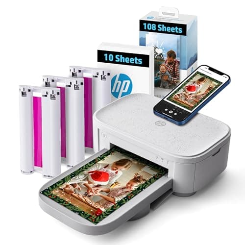 HP Sprocket Studio Plus WiFi Printer – Wirelessly Prints 4x6” Photos from Your iOS & Android Device