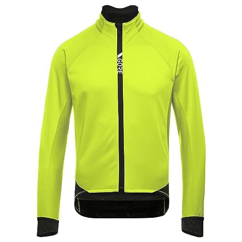 GORE WEAR Men's Thermo Cycling Jacket, C5, GORE-TEX INFINIUM, gal, Neon Yellow