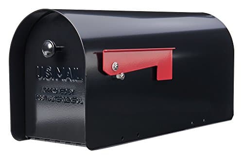 Gibraltar Mailboxes Tuff Body Post-Mount Mailbox, Black-TB1B0000 - The ...