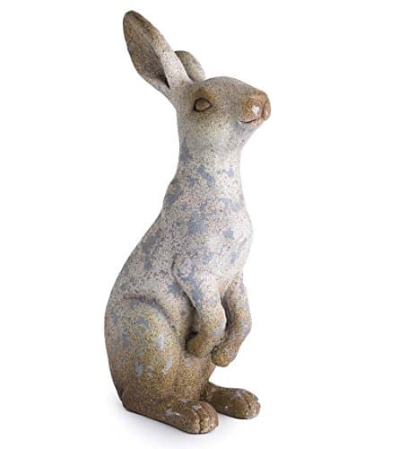 Alpine Corporation Sitting Rabbit Garden Statue