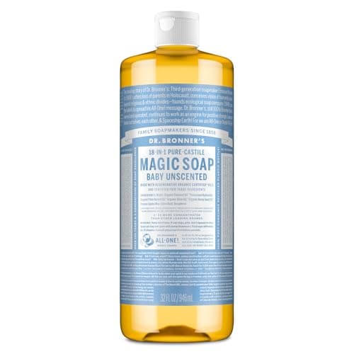 Dr. Bronner s Baby Unscented Pure-Castile Liquid Soap