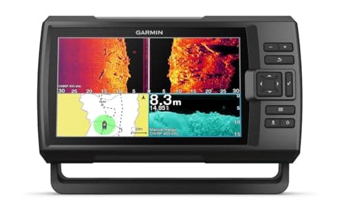 Garmin Striker Vivid 9sv, Easy-to-Use 9-inch Color Fishfinder and Sonar Transducer, Vivid Scanning Sonar Color Palettes