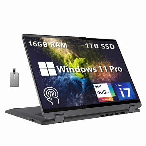 Lenovo Ideapad Flex 5 14'' 2-in-1 Touchscreen FHD Laptop - Intel Core i3-1115G4, 4GB RAM, 128GB SSD, Windows 11 S Mode- Graphite Grey (82HS00R9US), Gray