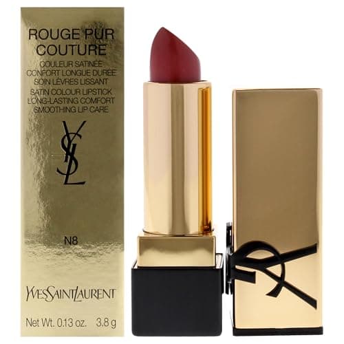 Yves Saint Laurent Rouge Pur Couture Satin Lipstick - N8 Blouse Nu Lipstick Women 0.13 oz