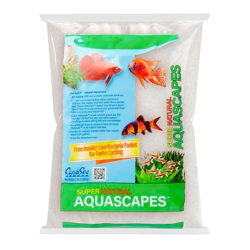 Carib Sea Super Natural Moonlight Sand for Aquarium, 5-Pound (2 Pack)