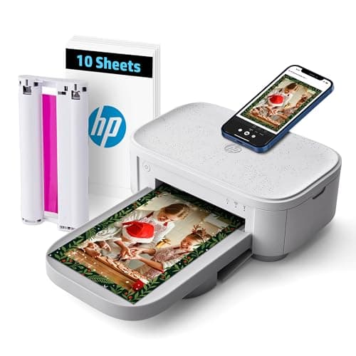 HP Sprocket Studio Plus WiFi Printer – Wirelessly Prints 4x6” Photos from Your iOS & Android Device