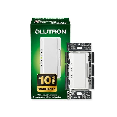 Lutron Maestro C.L Dimmer Switch MACL-153M-WH, White - Walmart.com