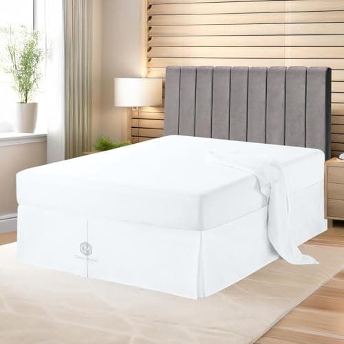 Superior Solid 15-inch Drop Egyptian Cotton Bed Skirt - On Sale ...