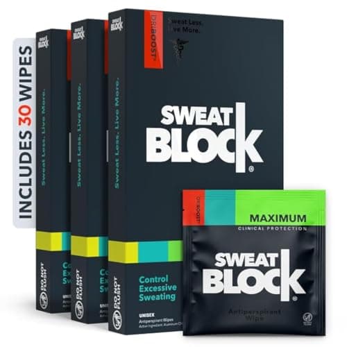 Toallitas limpiadoras para el cuerpo SweatBlock