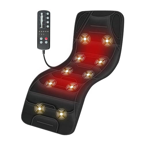 Snailax Back Massager with Heat, Shiatsu Massage Cushion, Massage Chair Pad Seat Massage for full Back, Kneading Back Massager, Ideal Gifts for Dad/Mom, Home Office Seat use