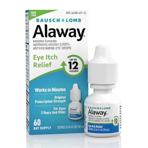 Alaway Eye Drops, Preservative Free Antihistamine Eye Drops for up to ...