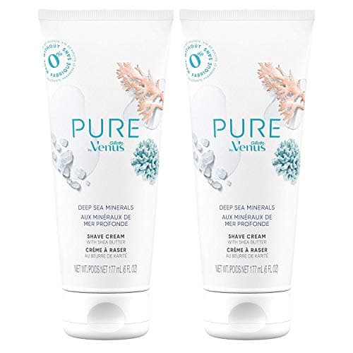Gillette Venus PURE Shaving Cream with Deep Sea Dominican Republic ...