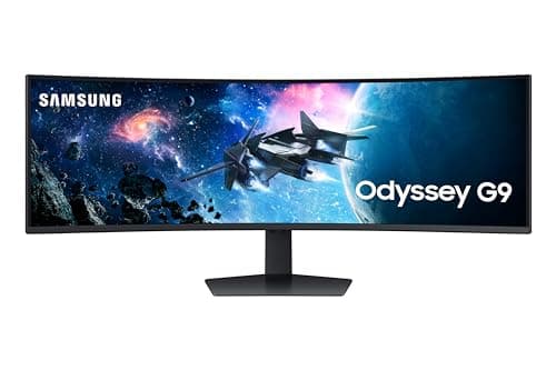 Samsung 49" Odyssey G9 Gaming Monitor 240Hz Dual QHD Freesync Premium pro Curved Screen - (LS49CG952ENXZA) [États-Unis Version]