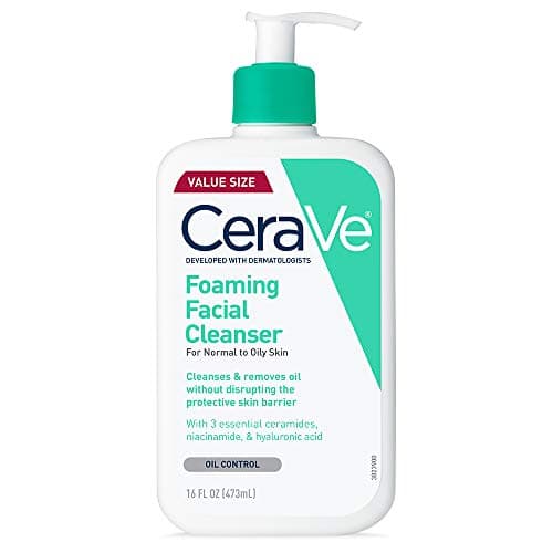 CeraVe Foaming Facial Cleanser, Daily Face Wash for Oily Skin ...