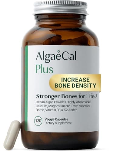 Buy AlgaeCal Plus - Calcium Supplement, Natural Red Algae Plant-Based ...