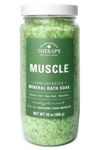 Village Naturals Therapy Aches & Pains Muscle Relief Mineral Bath Soak 20 Oz (3-pack)