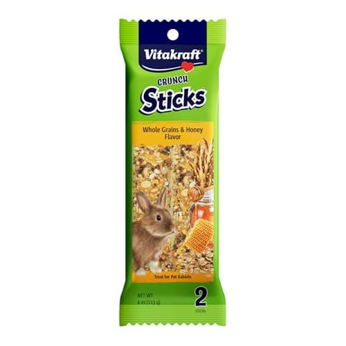 Vitakraft Crunch Sticks Rabbit Treat - Whole Grains and Honey - Rabbit ...