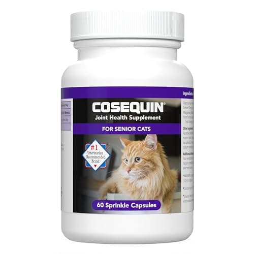 Nutramax Cosequin Joint Health Supplement for Cats - with Glucosamine and Chondroitin, 55 Capsules