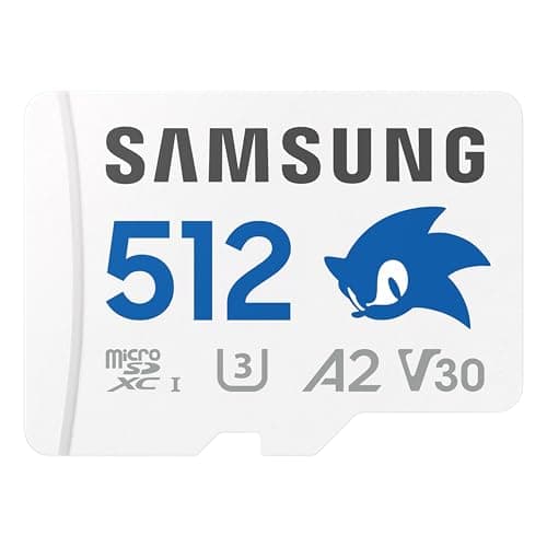 Samsung PRO Plus microSD Memory Card + Adapter, 512GB microSDXC, Up to 180 MB/s, Full HD & 4K UHD, UHS I, C10, U3, V30, A2, for Android Smartphones, Tablets, GoPRO, and DJI Drone (MB MD512SA/AM)