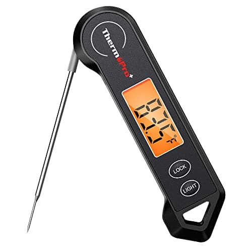 ThermoPro TP19H Digital Meat Thermometer for Cooking with Ambidextrous Backlit, Waterproof Kitchen Food BBQ Grill Smoker Oil Fry Candy Instant Read